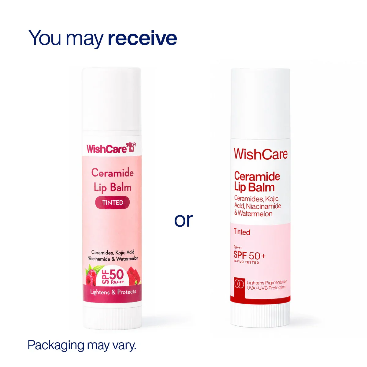 WishCare Ceramide Lip Balm Tinted SPF 50+ PA+++ (5g)