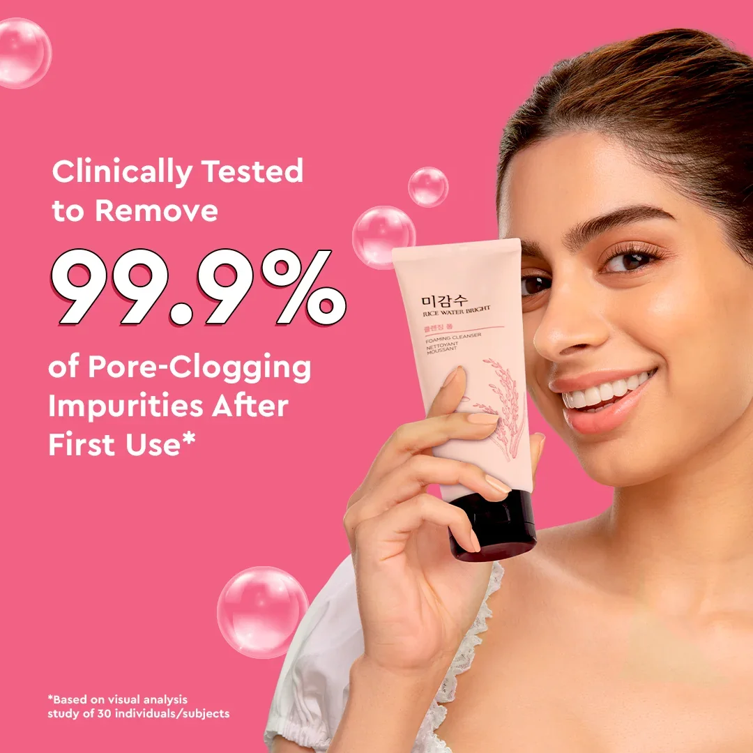 THE FACE SHOP Rice Water Bright Foaming Cleanser (150mL)