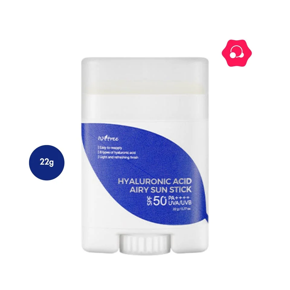 ISNTREE Hyaluronic Acid Airy Sun Stick SPF 50+ PA++++ (22g)