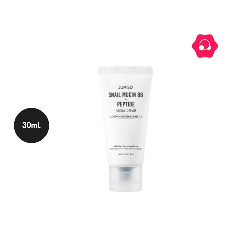 JUMISO Snail Mucin 88 + Peptide Cream Travel Size (30mL)