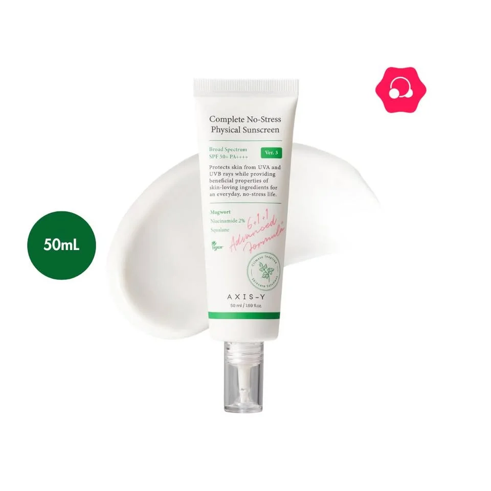AXIS-Y Complete No-Stress Physical Sunscreen Ver. 3 SPF50+ PA++++ (50mL)