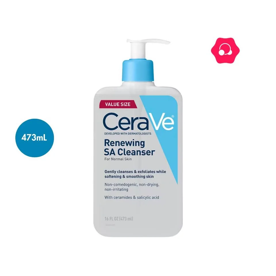 CeraVe Renewing SA Cleanser Value Size (473mL)