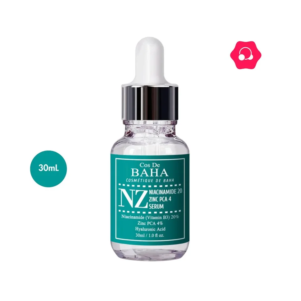Cos De BAHA NZ Niacinamide 20 Zinc PCA 4 Serum (30mL)