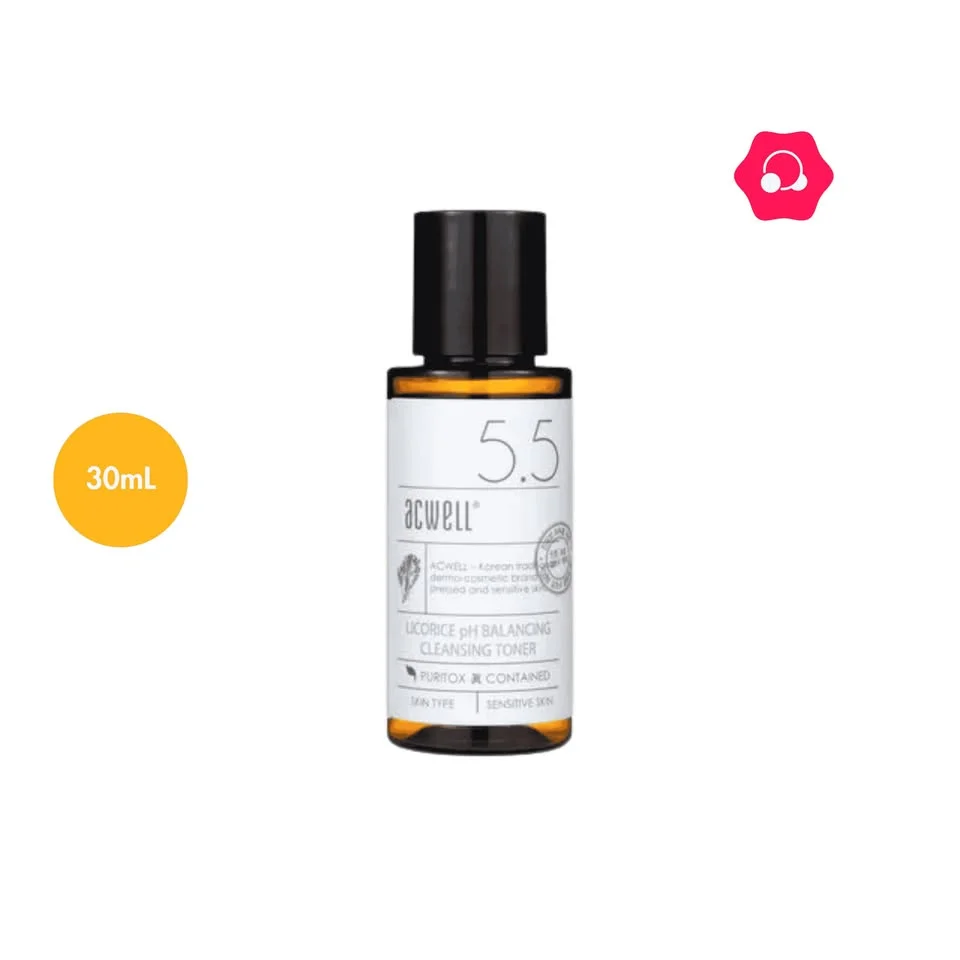 acwell Licorice pH Balancing Cleansing Toner Miniature (30mL)