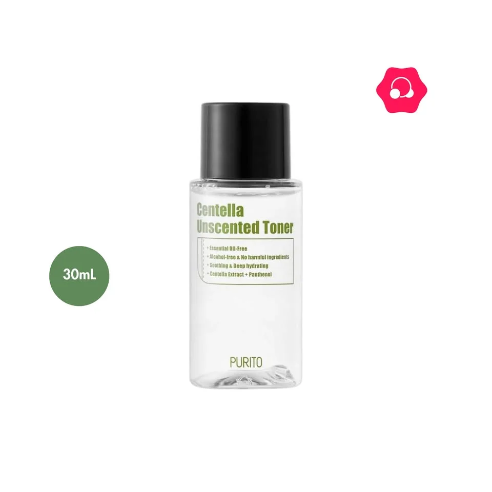 PURITO Centella Unscented Toner Miniature (30mL)