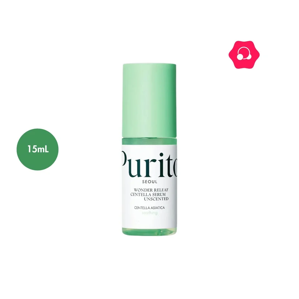 PURITO Wonder Releaf Centella Serum Unscented Miniature (15mL)