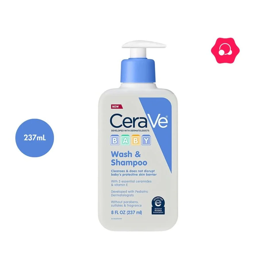 Cerave Baby Wash &amp; Shampoo (237mL)