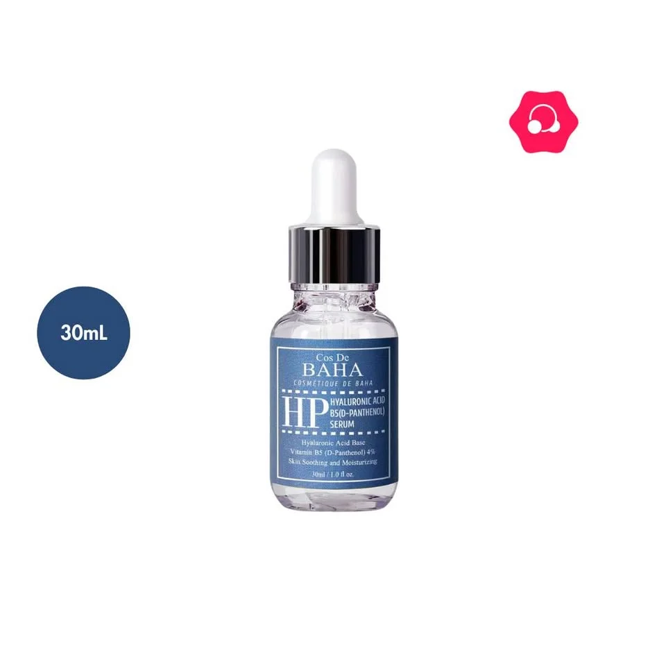 Cos De BAHA HP Hyaluronic Acid B5 (D-Panthenol) Serum (30mL)