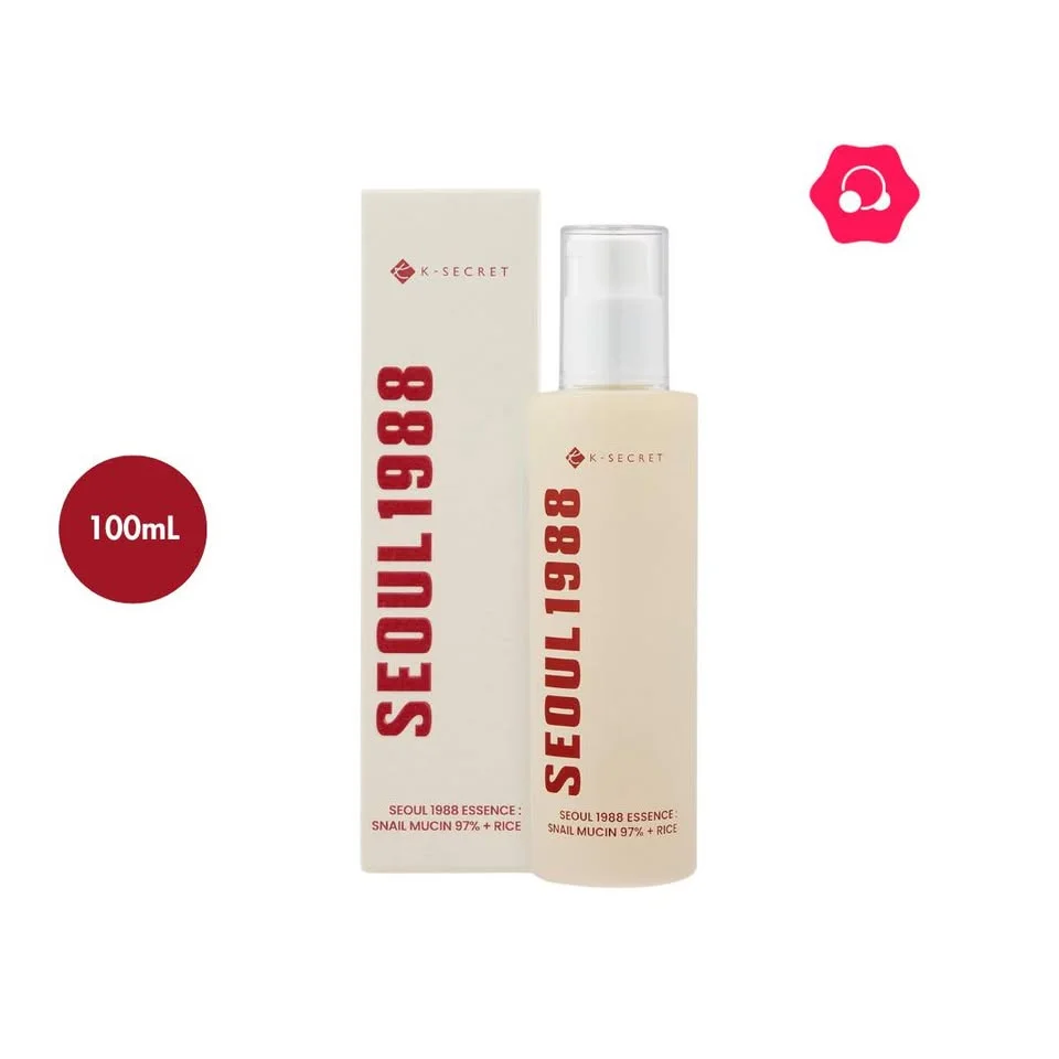 K-SECRET Seoul 1988 Essence : Snail Mucin 97% + Rice (100mL)