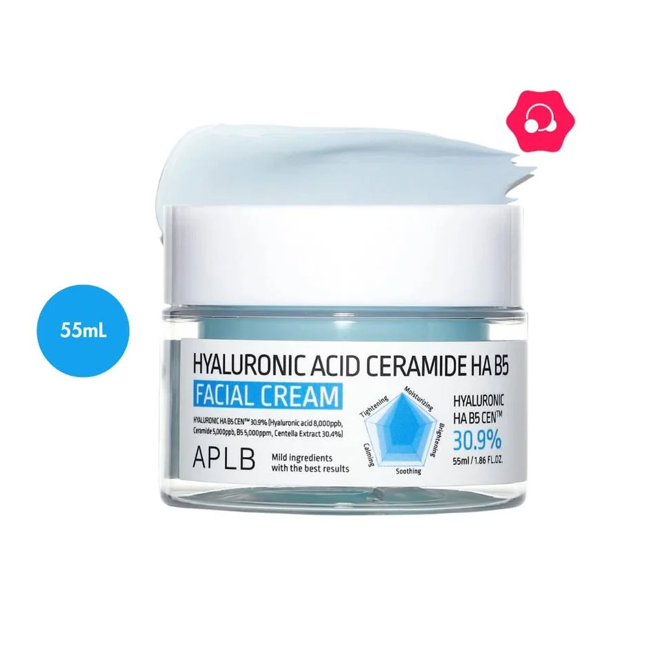 APLB Hyaluronic Acid Ceramide HA B5 Facial Cream (55mL)
