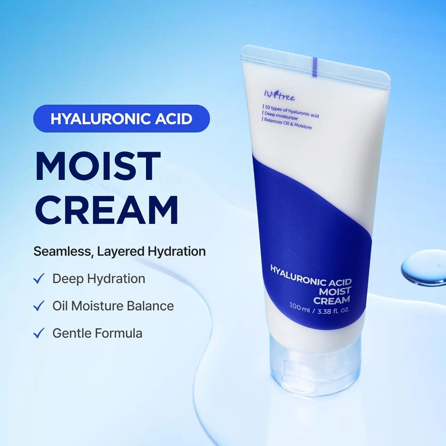 ISNTREE Hyaluronic Acid Moist Cream (100mL)