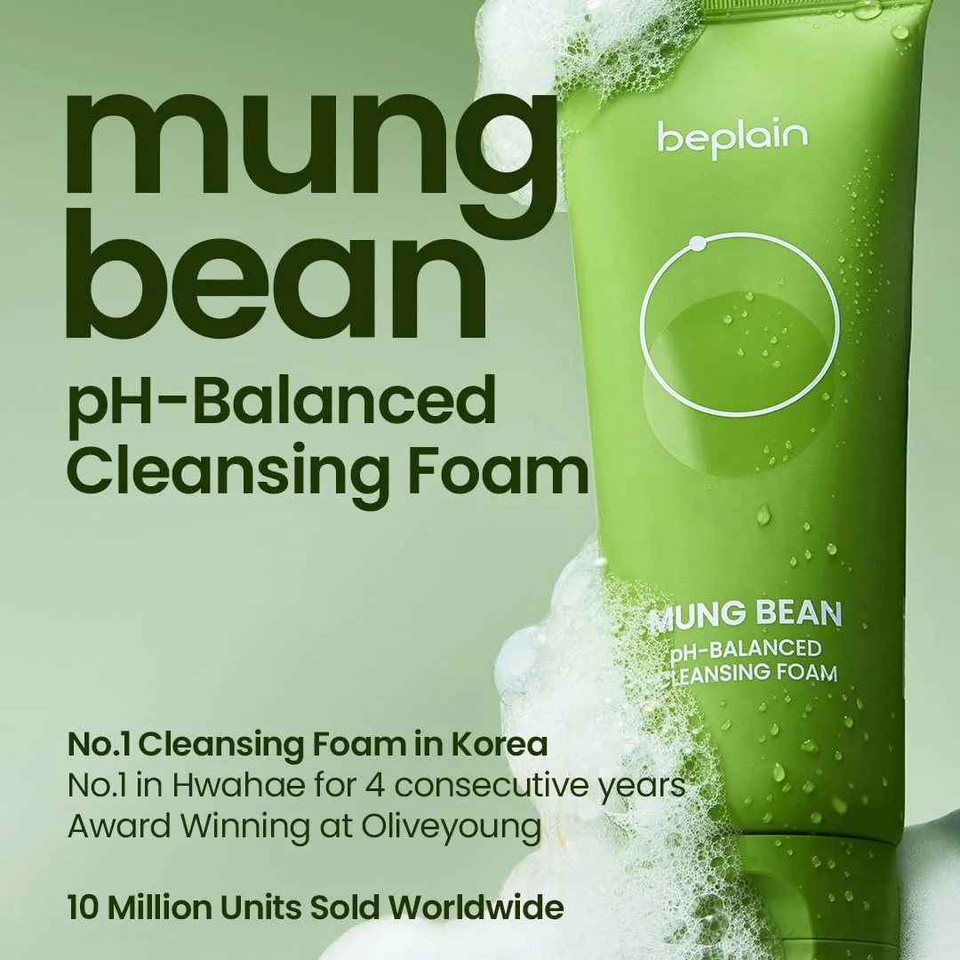 beplain Mung Bean pH-Balanced Cleansing Foam Miniature (20mL)