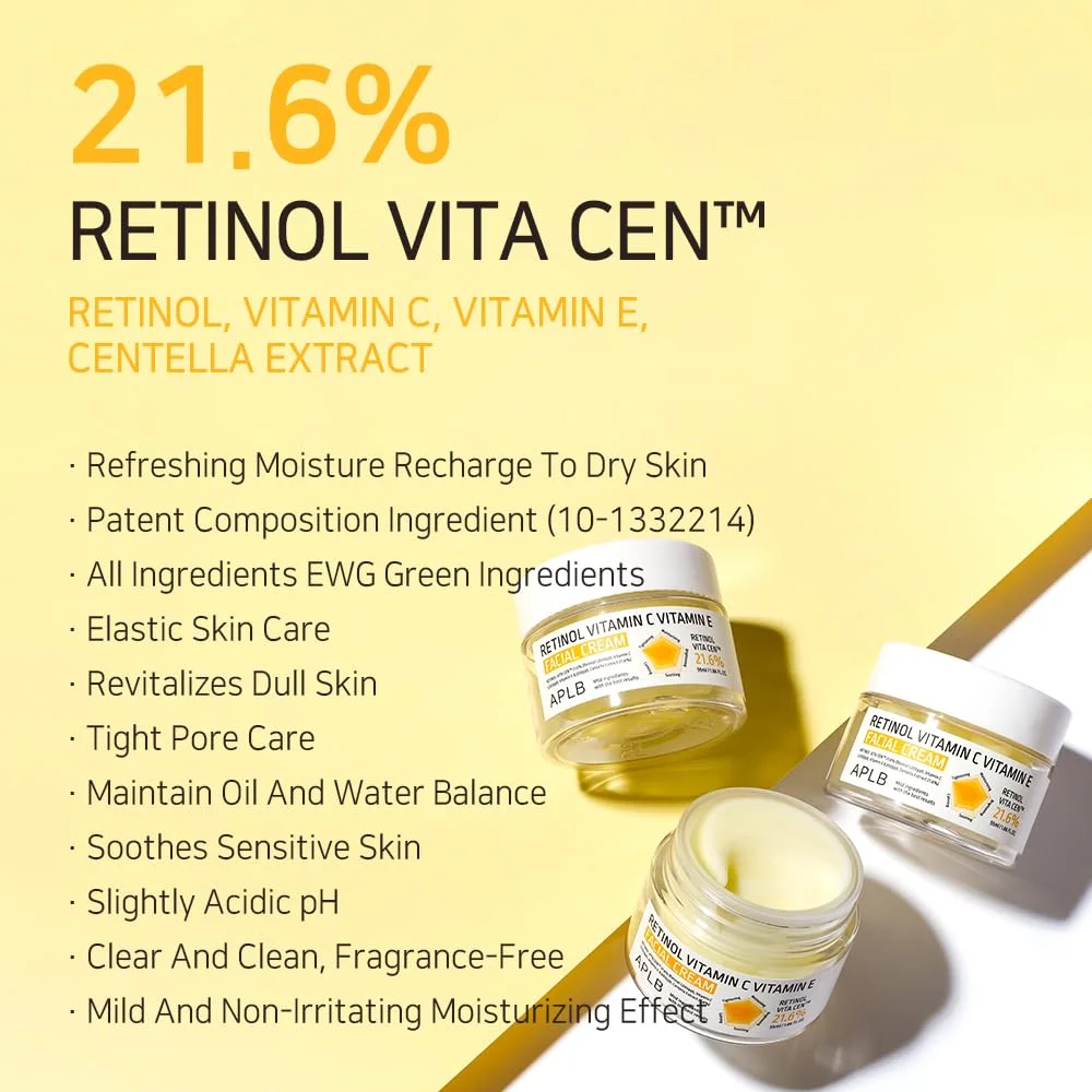APLB Retinol Vitamin C Vitamin E Facial Cream (55mL)