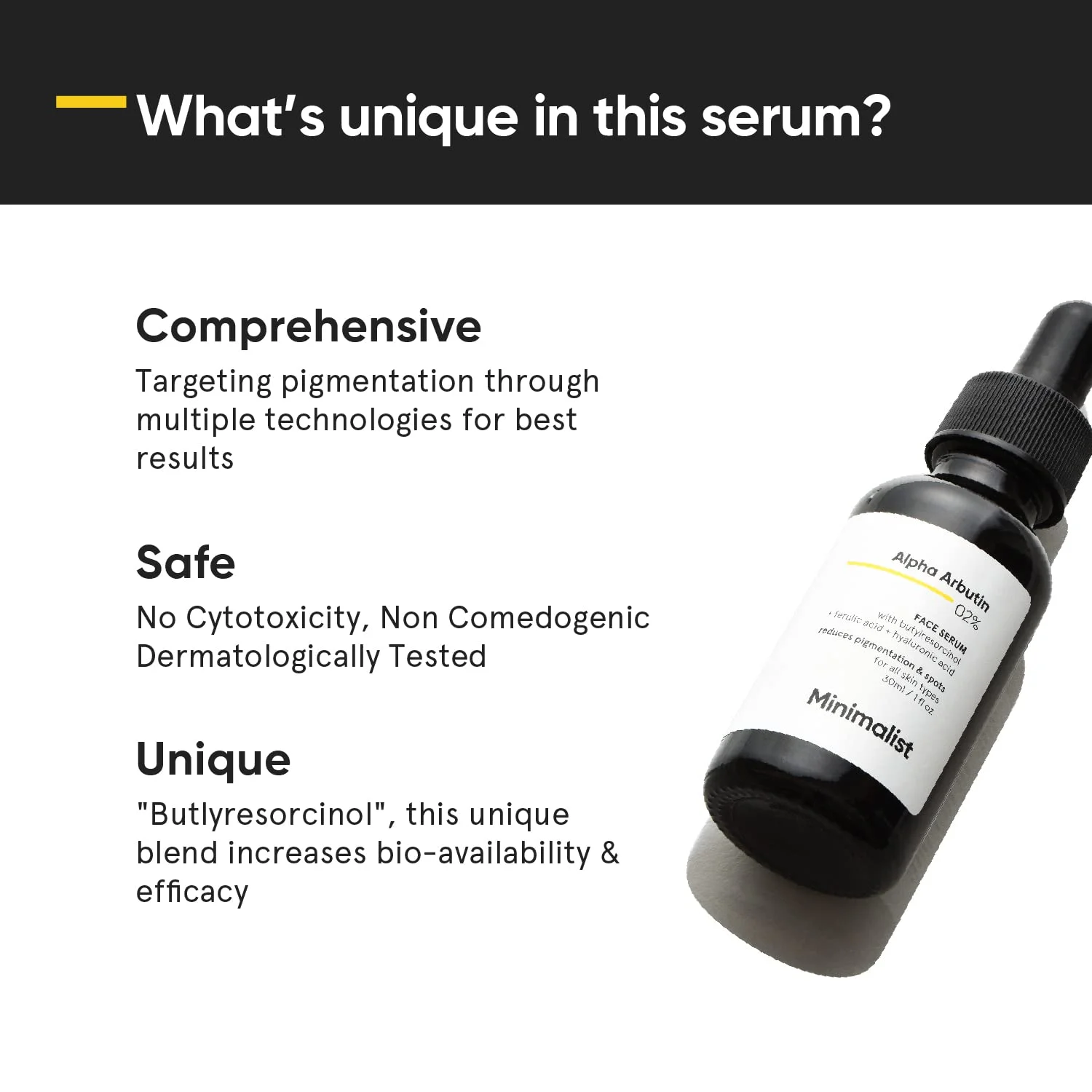 Minimalist Alpha Arbutin 2% Face Serum (30mL)