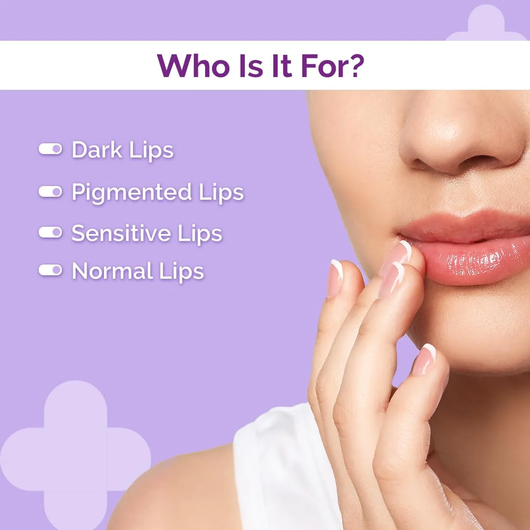 The Derma Co 1% Kojic Acid Lip Balm with Alpha Arbutin & Hyaluronic Acid with SPF 50+ PA++ (4.5g)
