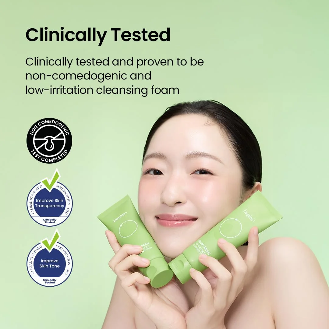 beplain Mung Bean pH-Balanced Cleansing Foam Miniature (20mL)