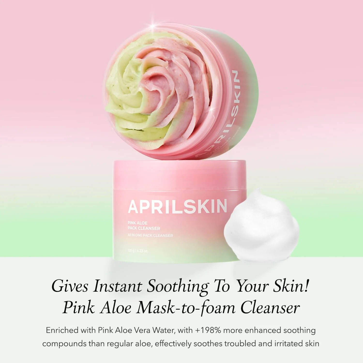 APRILSKIN Pink Aloe Pack Cleanser (120g)