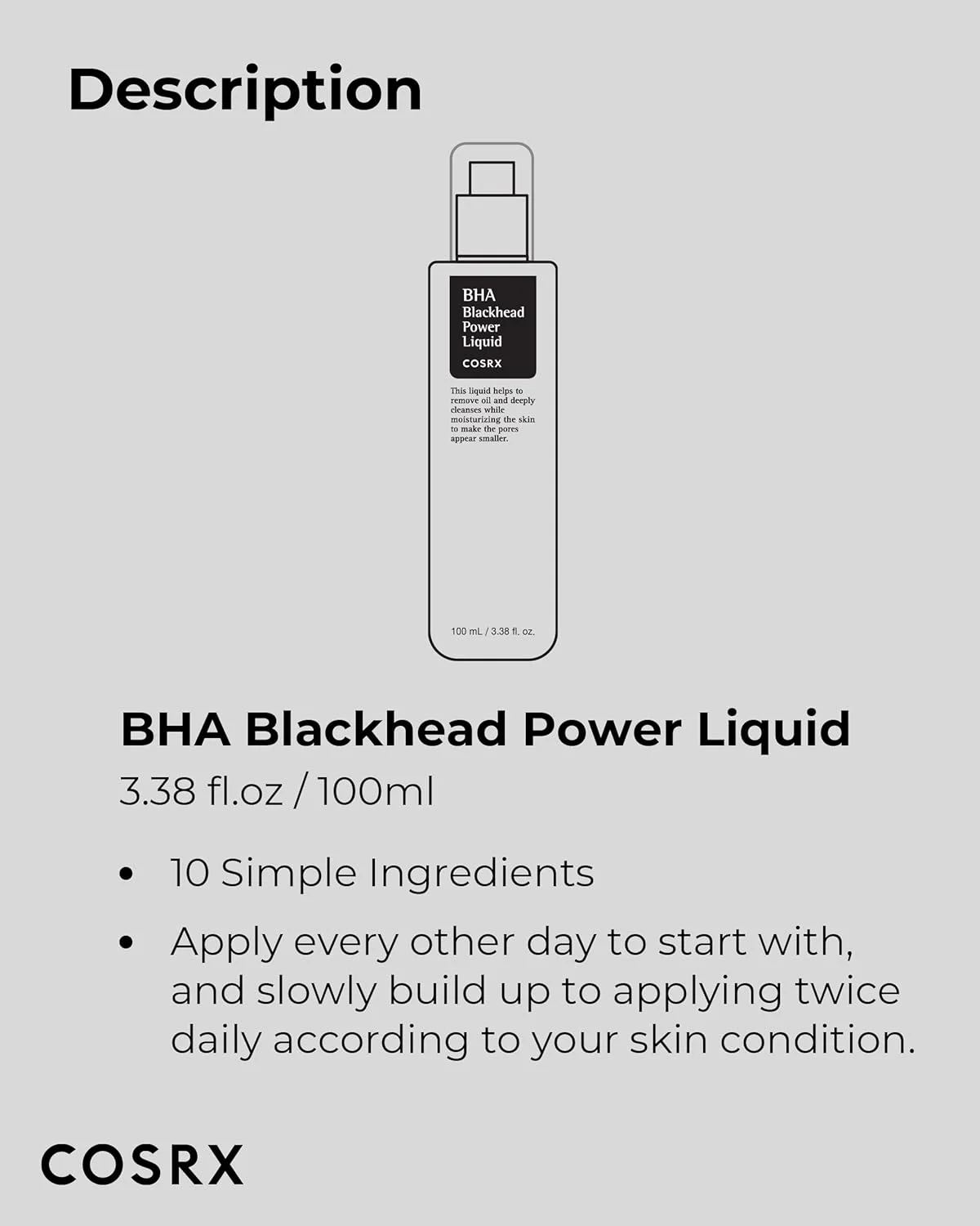COSRX BHA Blackhead Power Liquid (100mL)
