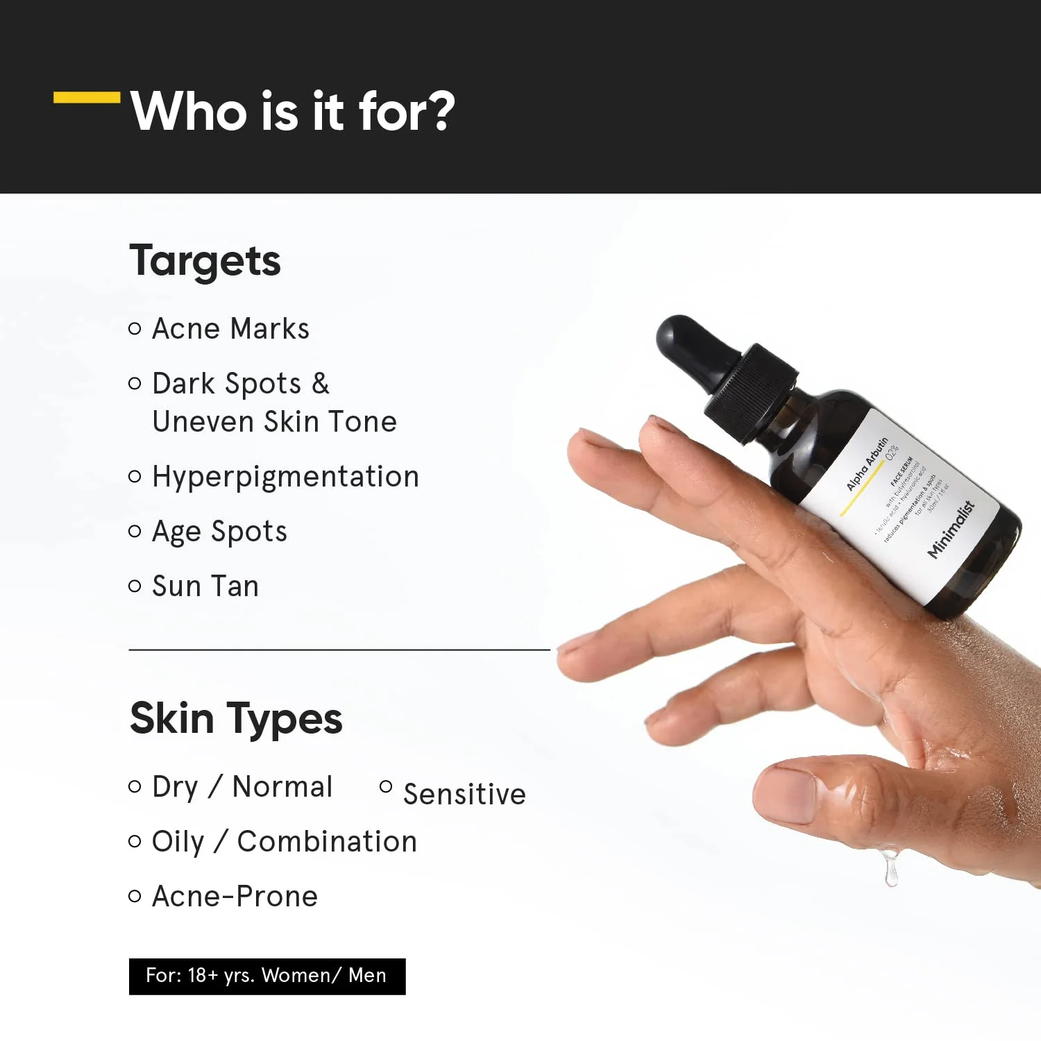 Minimalist Alpha Arbutin 2% Face Serum (30mL)