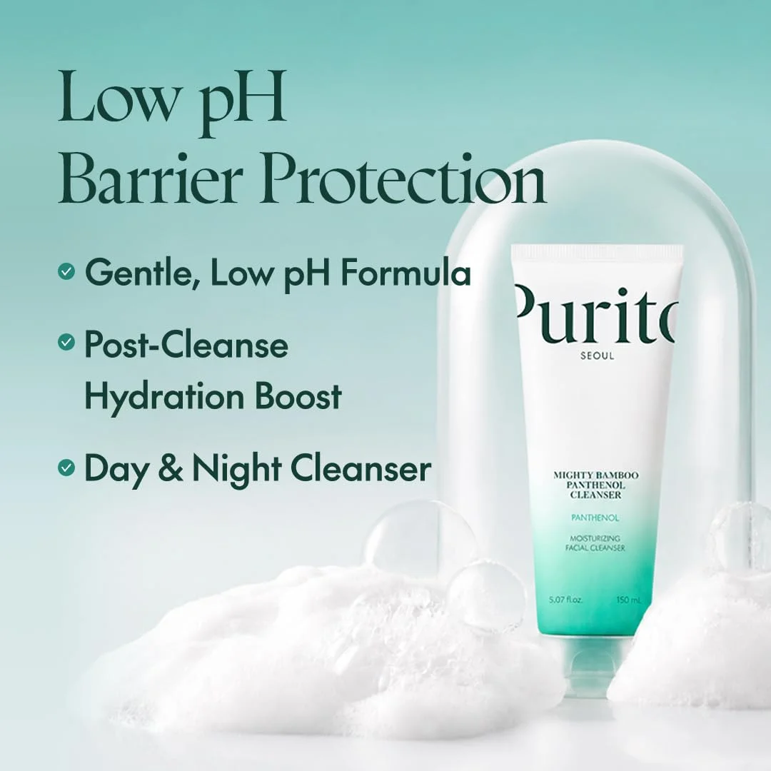 PURITO SEOUL Mighty Bamboo Panthenol Cleanser (150mL)