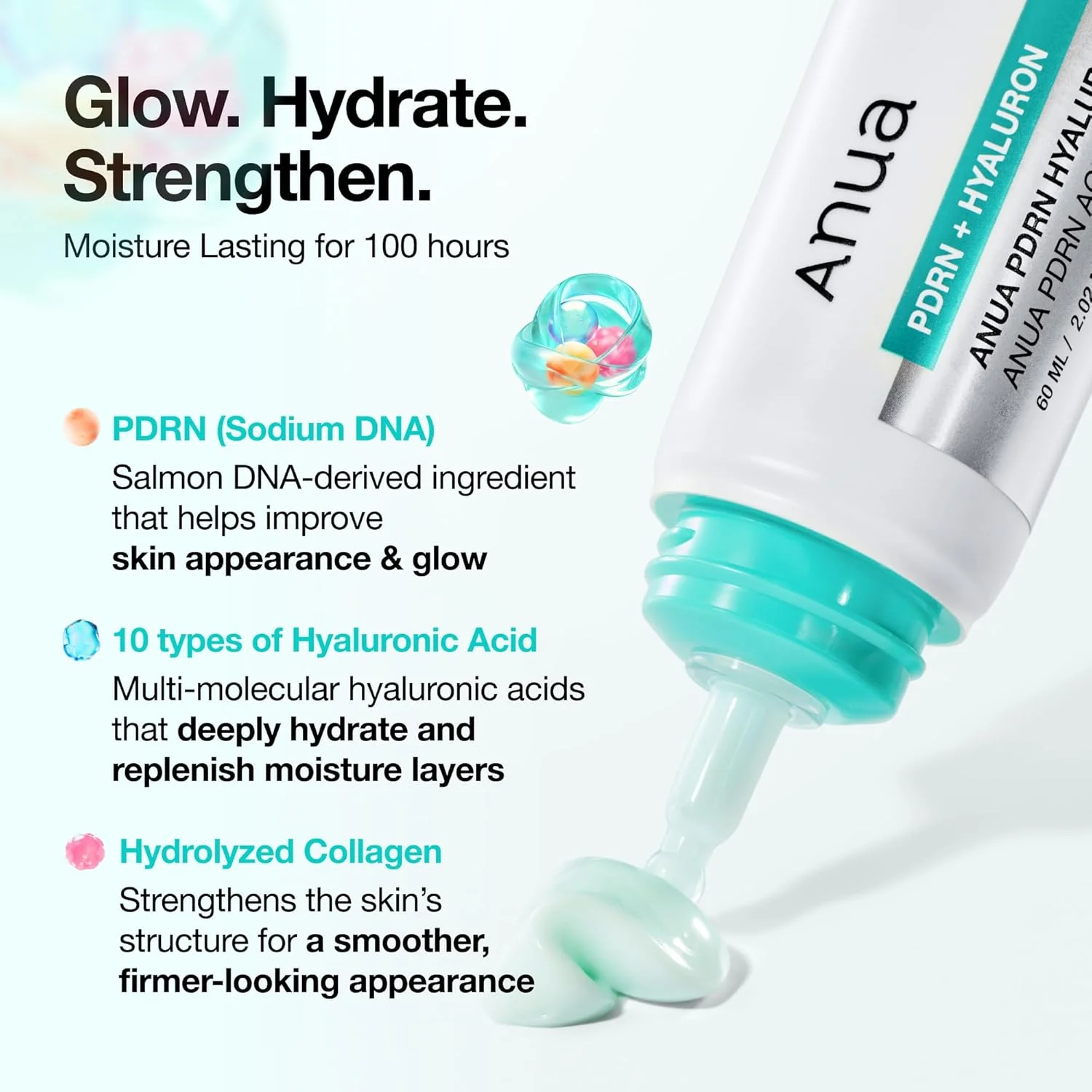 Anua PDRN Hyaluronic Acid 100 Moisturizing Cream (60mL)