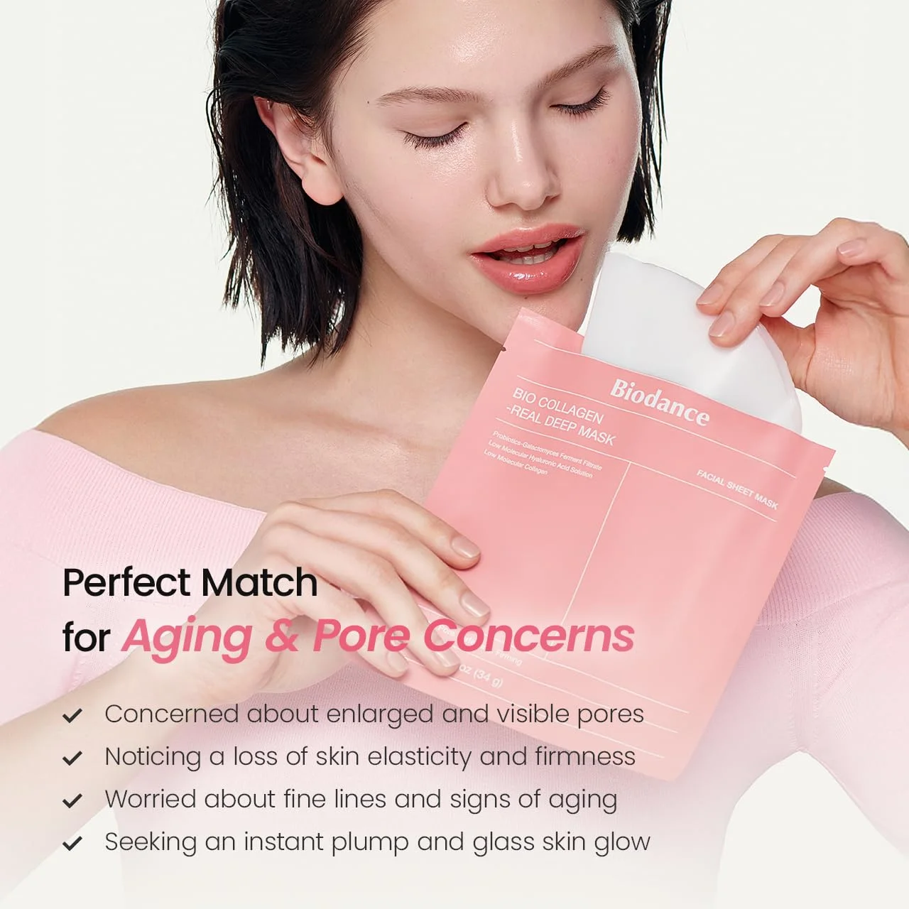 Biodance Bio Collagen-Real Deep Mask Sheet (34g) (1 Mask)