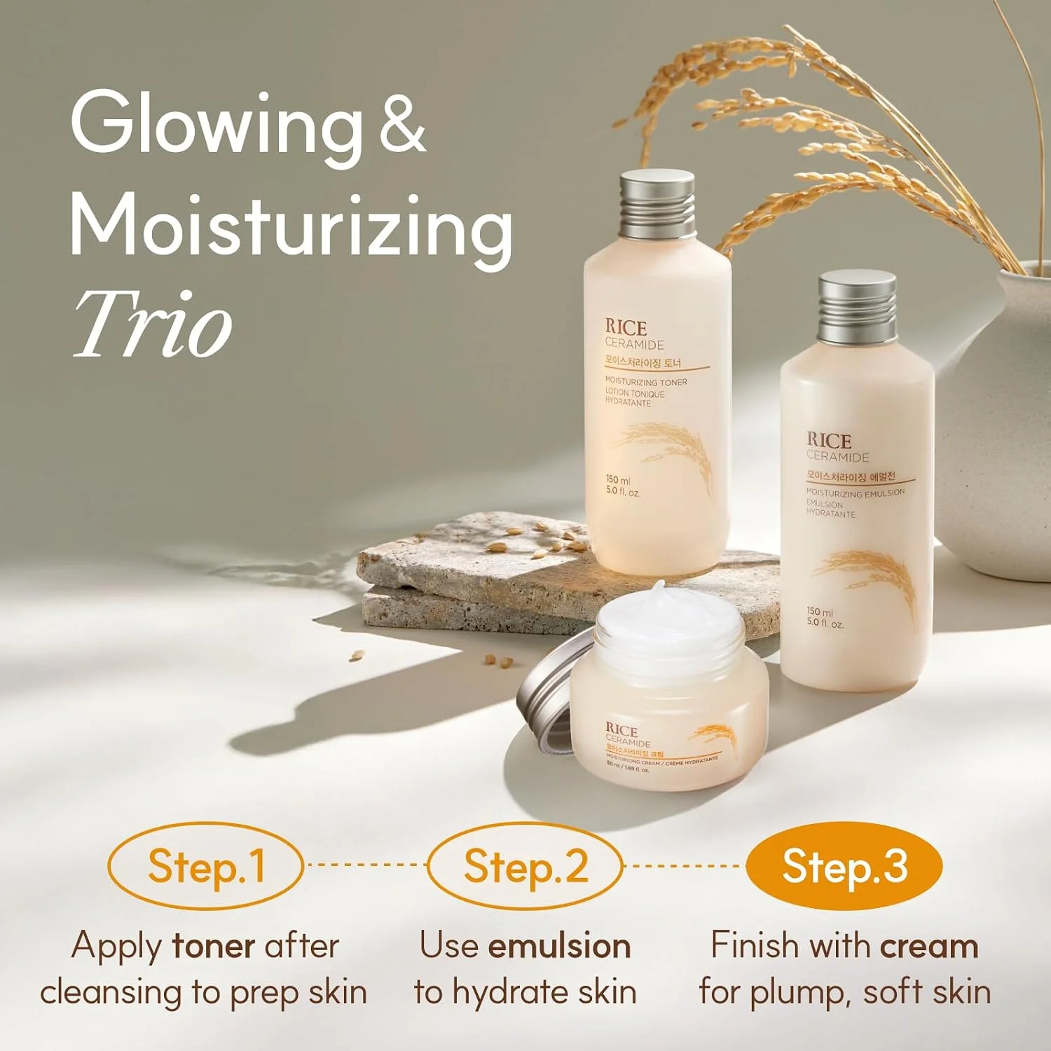 THE FACE SHOP Rice Ceramide Moisture Cream (50mL)