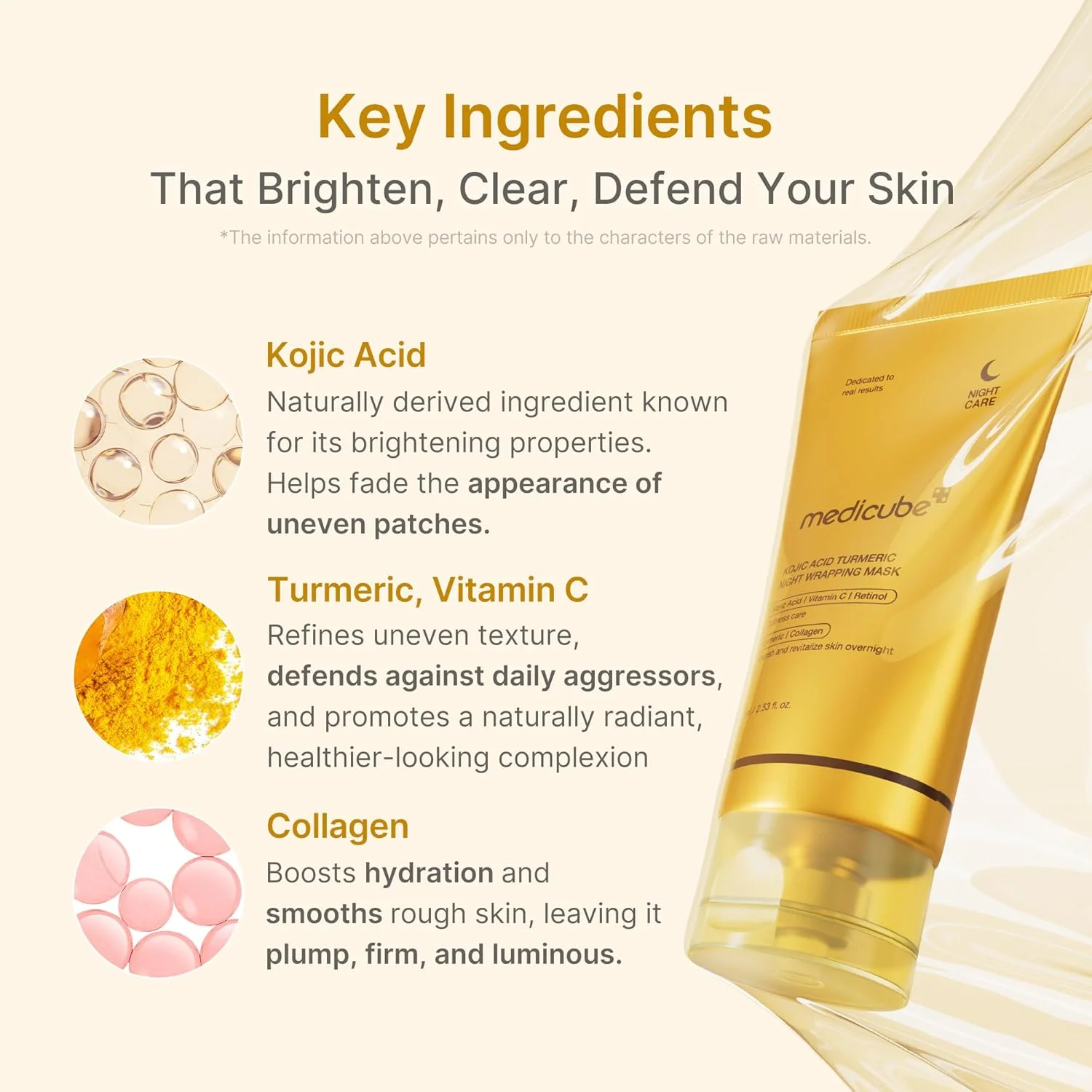 medicube Kojic Acid Turmeric Night Wrapping Mask (75mL)