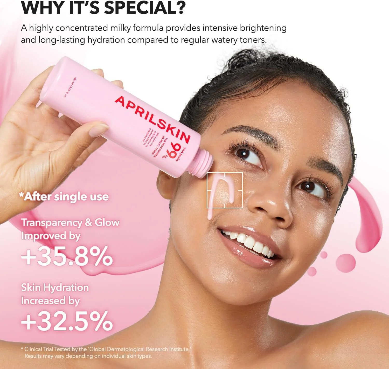 APRILSKIN TXA Niacinamide Toning Shot 99 Milky Toner (150mL)