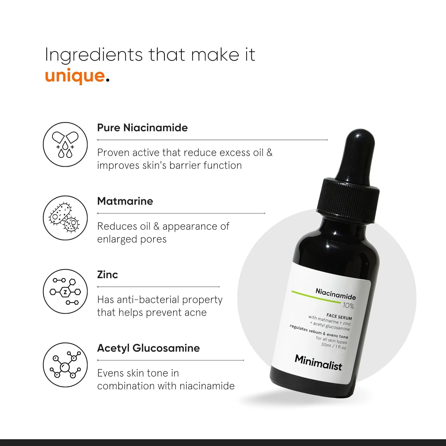 Minimalist Niacinamide 10% Face Serum (30mL)