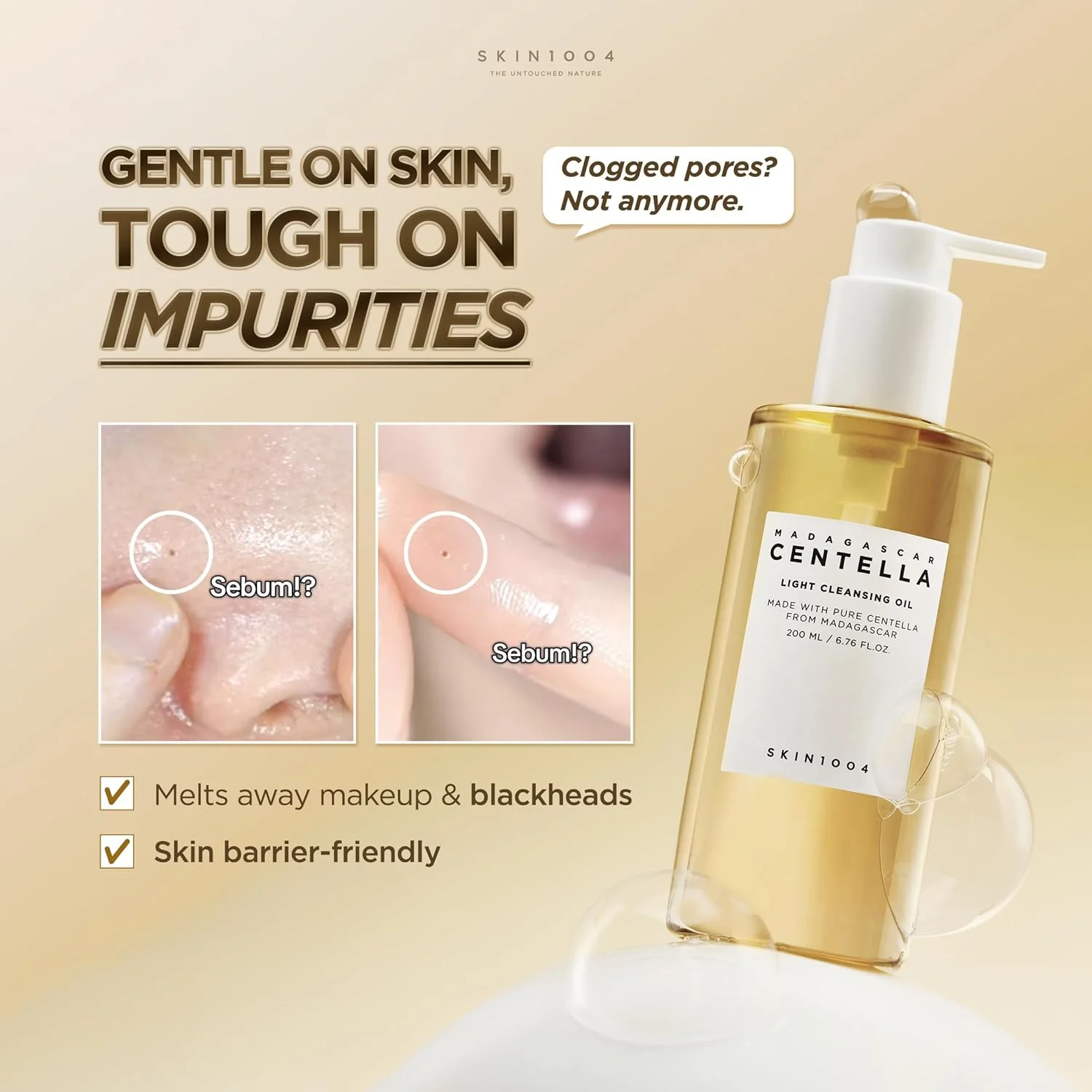 SKIN1004 Madagascar Centella Light Cleansing Oil (200mL)