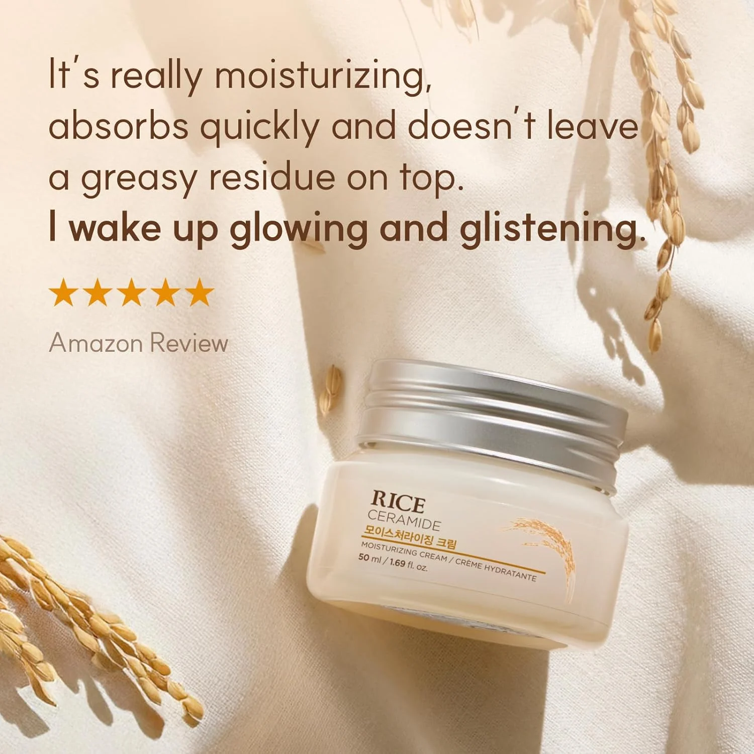 THE FACE SHOP Rice Ceramide Moisture Cream (50mL)