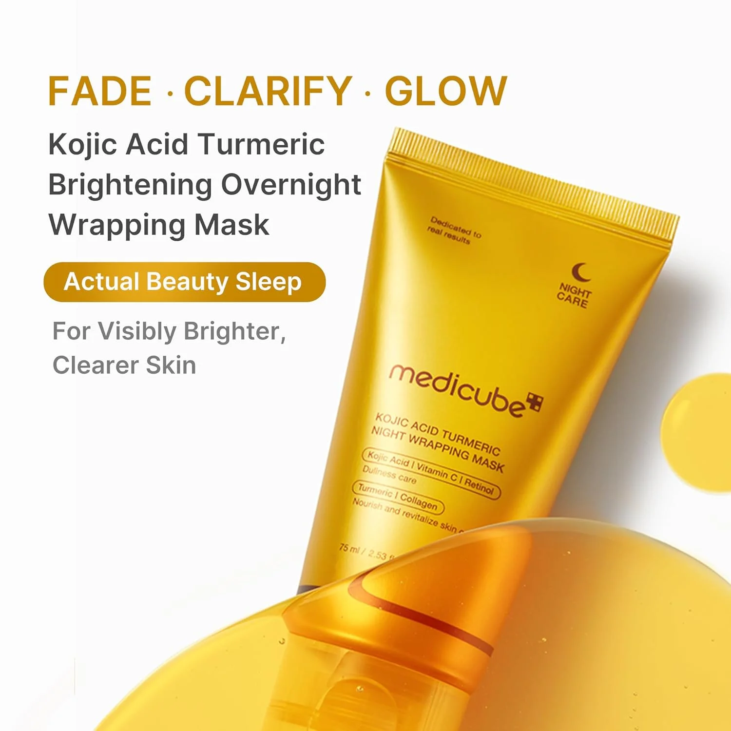 medicube Kojic Acid Turmeric Night Wrapping Mask (75mL)