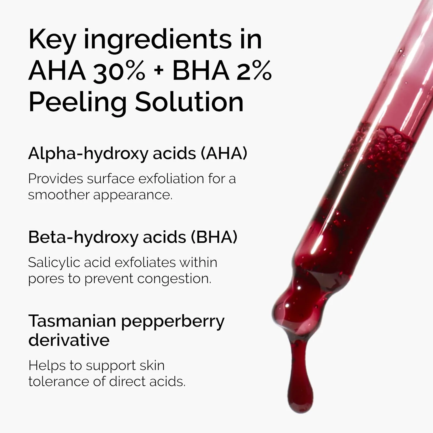 The Ordinary AHA 30% + BHA 2% Peeling Solution Serum (30mL)