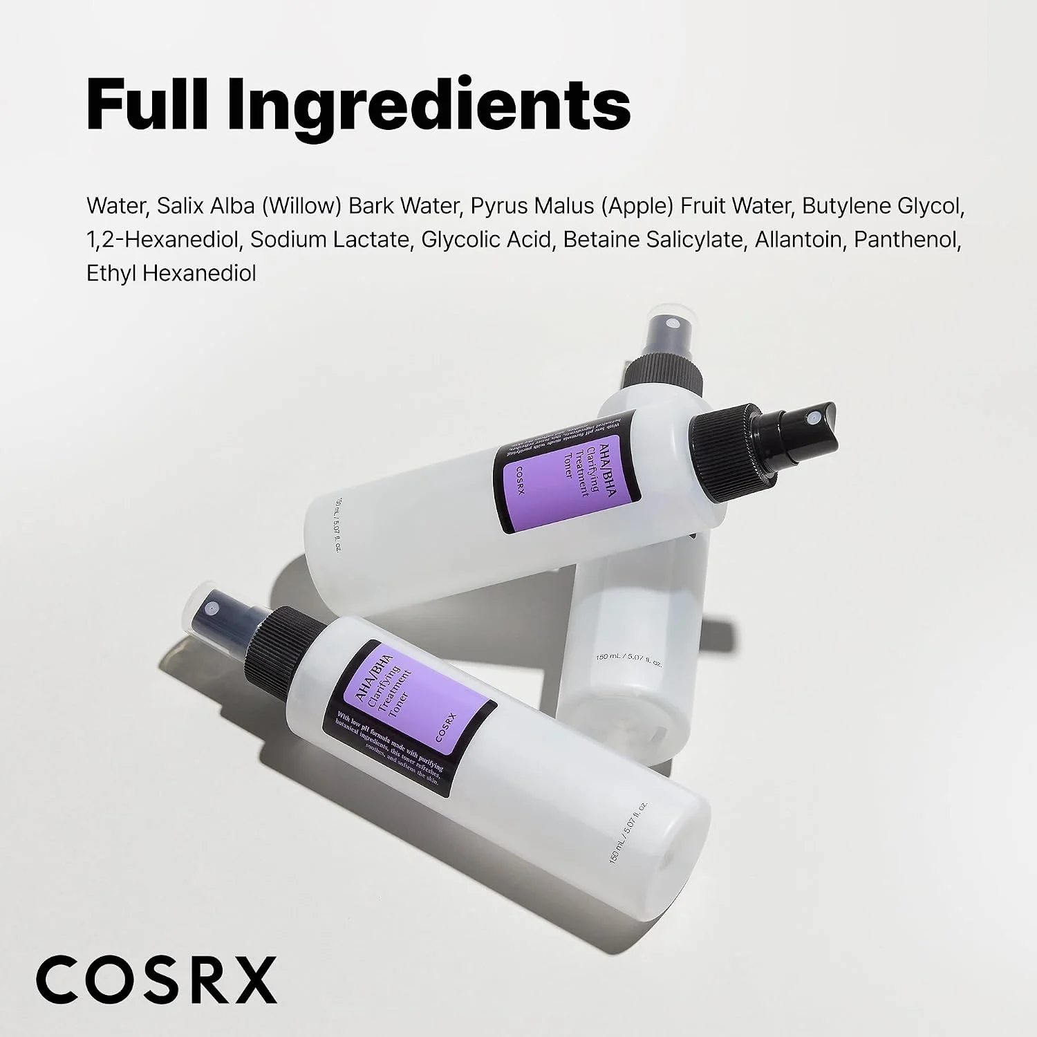COSRX AHA / BHA Clarifying Treatment Toner (150mL)