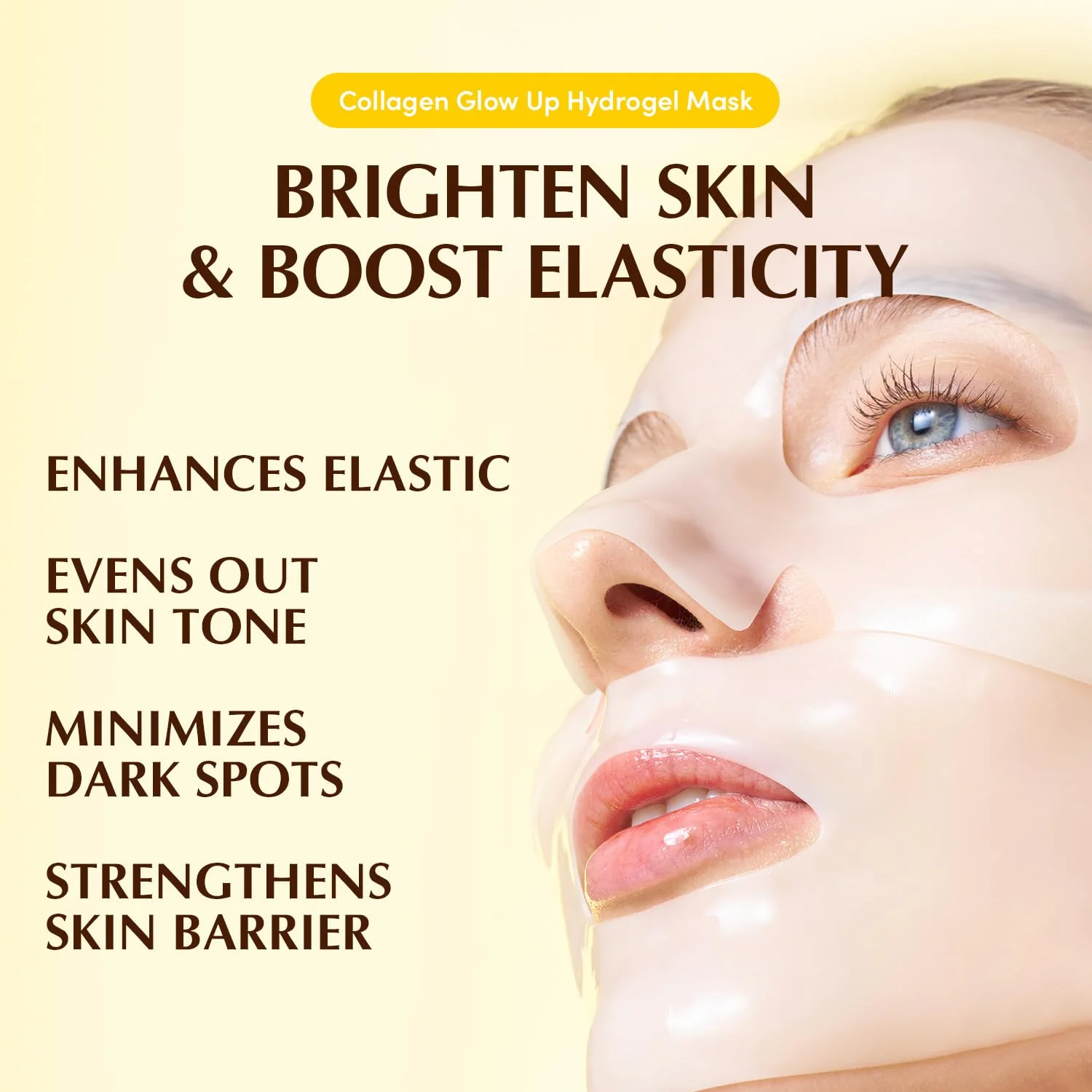 EQQUALBERRY Collagen Glow Up Hydrogel Mask Set (4 Mask)