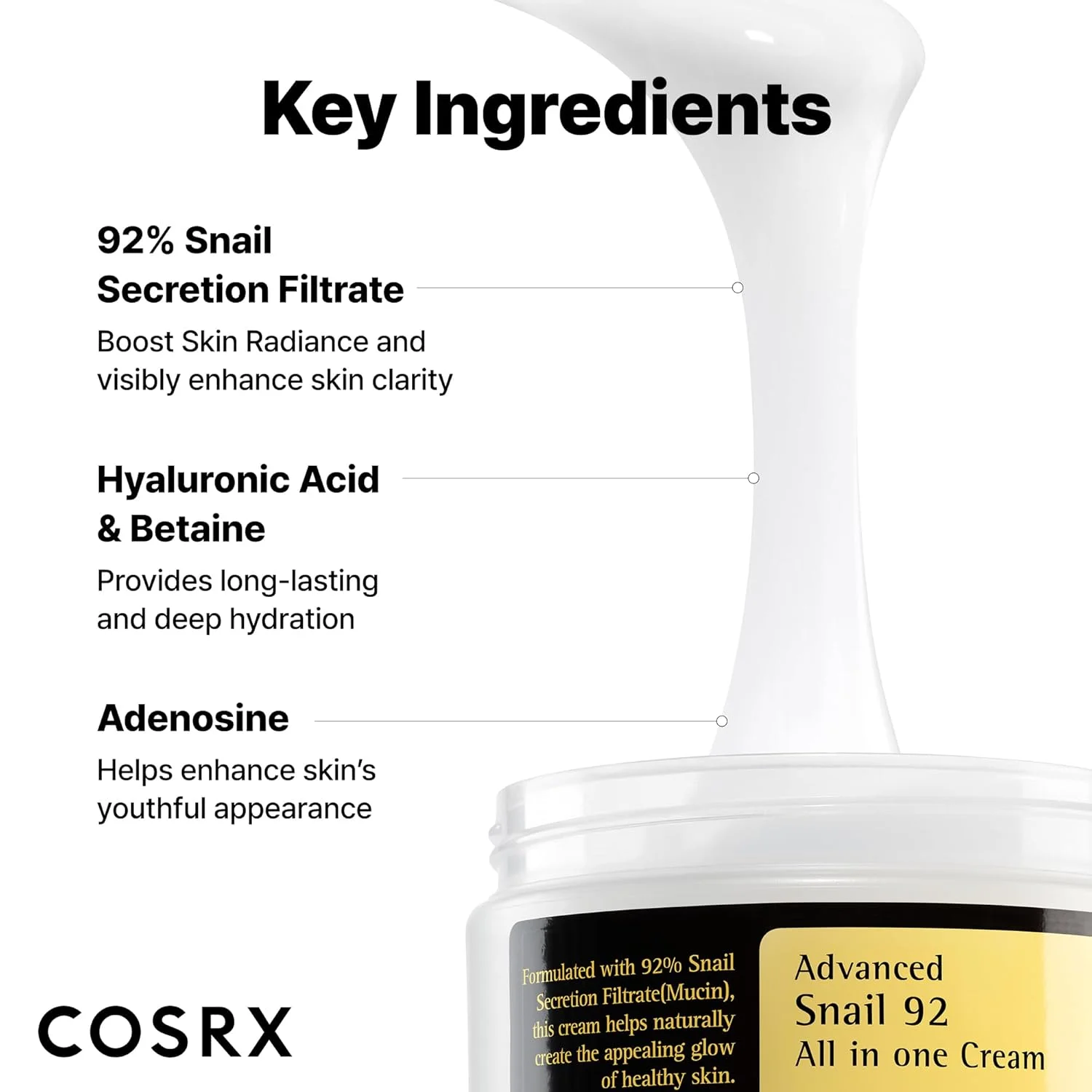 COSRX Advanced Snail 92 All In One Cream (100g)