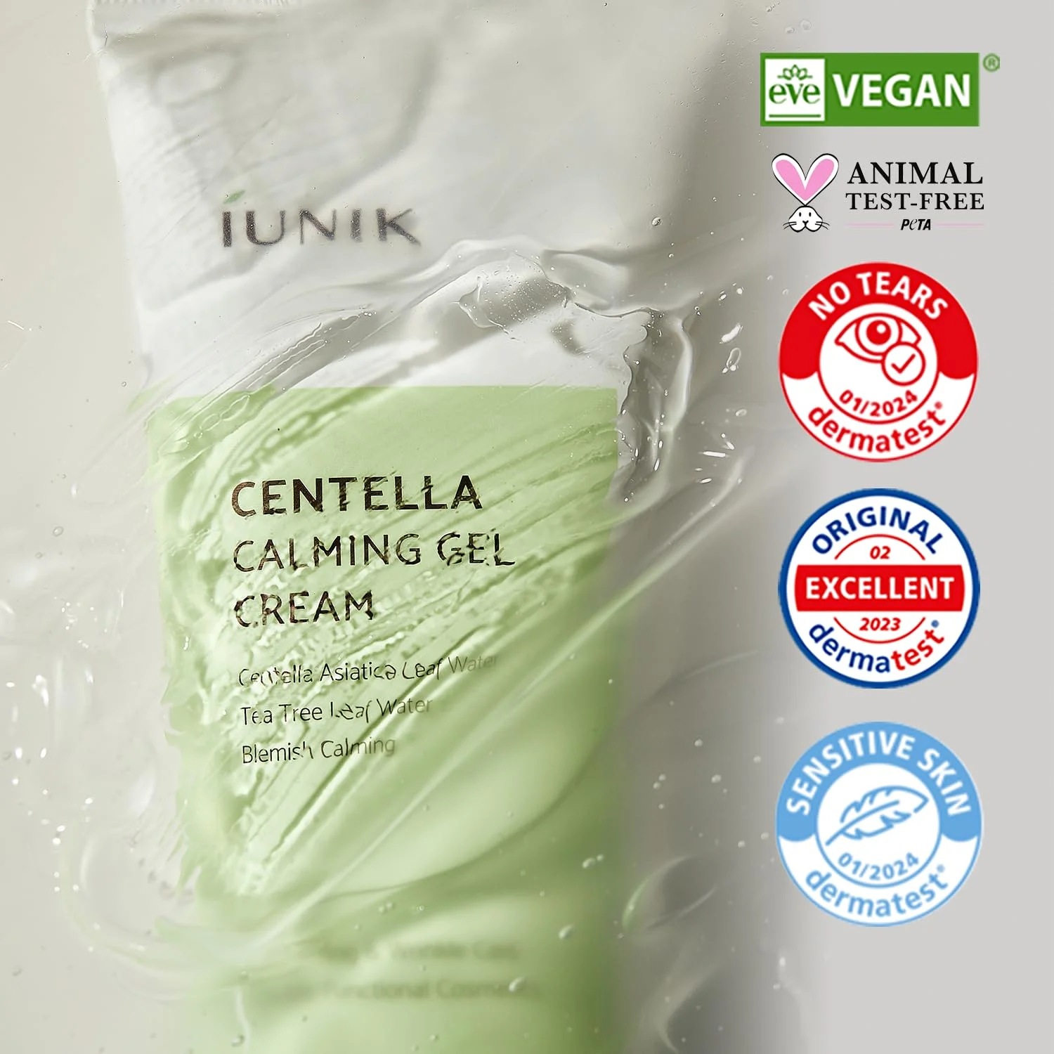 iUNIK Centella Calming Gel Cream (60mL)