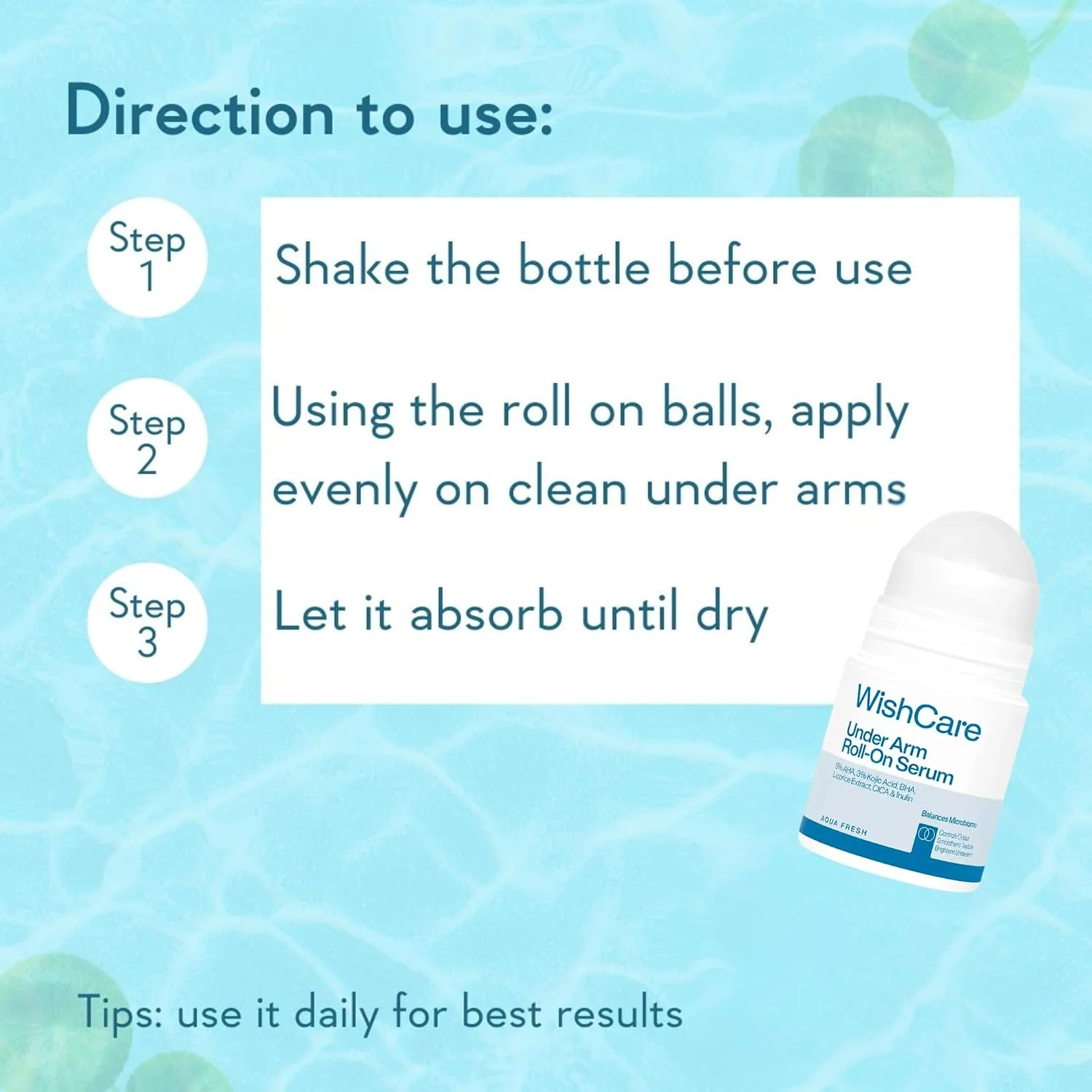 WishCare Under Arm Roll On Serum (50mL)
