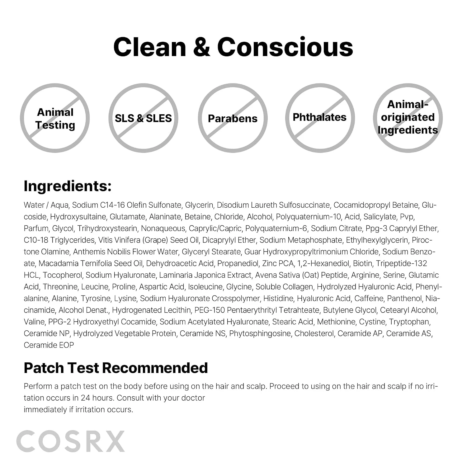 COSRX Peptide 132 Ultra Perfect Hair Bonding Shampoo (200mL)