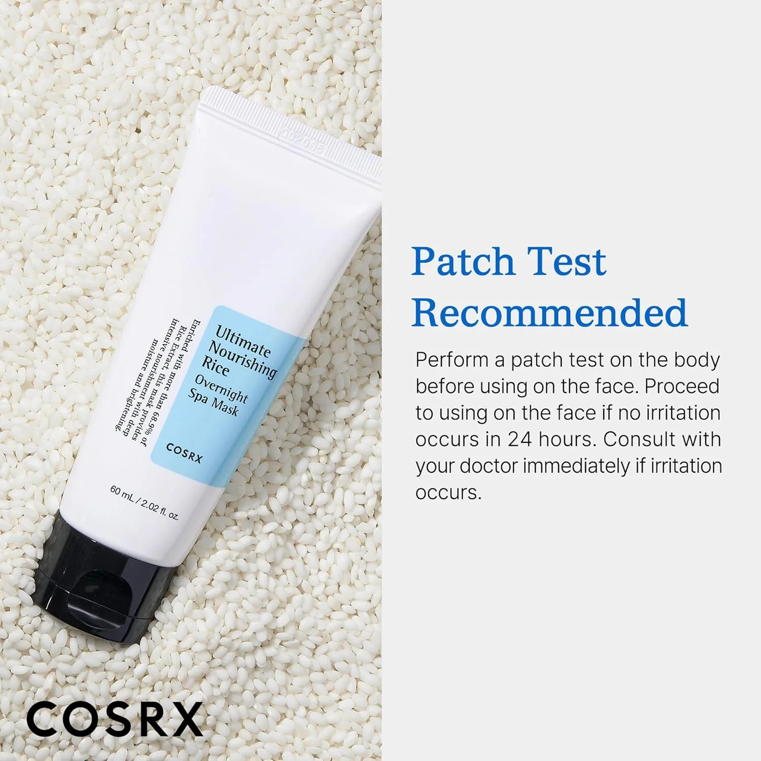 COSRX Ultimate Nourishing Rice Overnight Spa Mask (60mL)