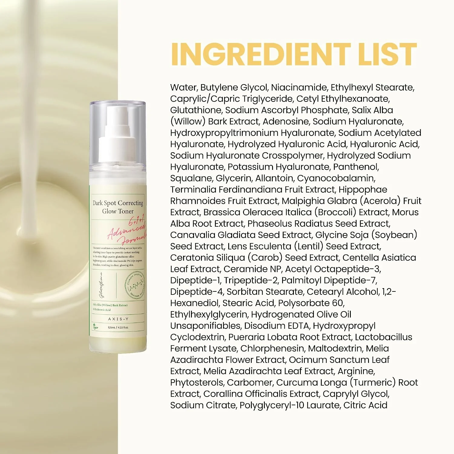 AXIS-Y Dark Spot Correcting Glow Toner (125mL)