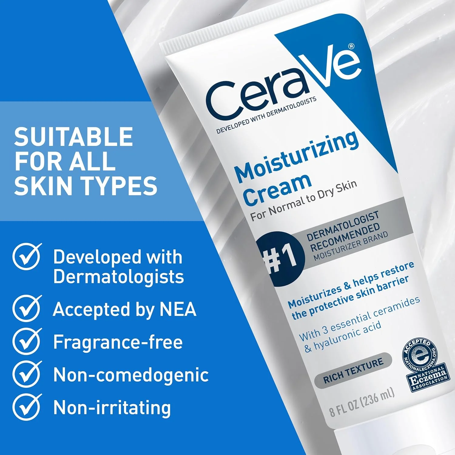 CeraVe Moisturizing Cream Travel Size (56mL)
