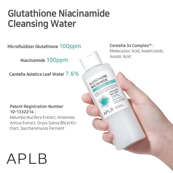 APLB Glutathione Niacinamide Cleansing Water (160mL)