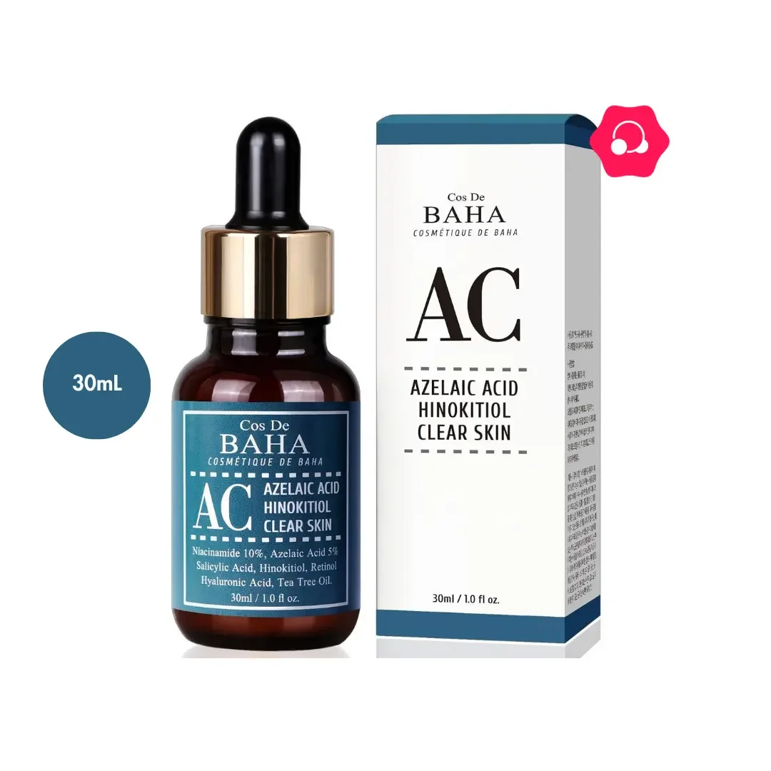 Cos De BAHA Azelaic Acid 5% Hinokitiol Clear Skin Serum (30mL)