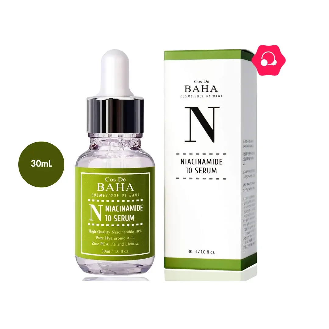 Cos De BAHA Niacinamide 10% + Zinc 1% Serum (30mL)