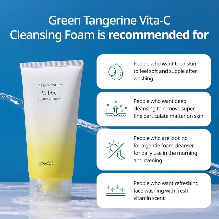 goodal Green Tangerine Vita C Cleansing Foam (150mL)
