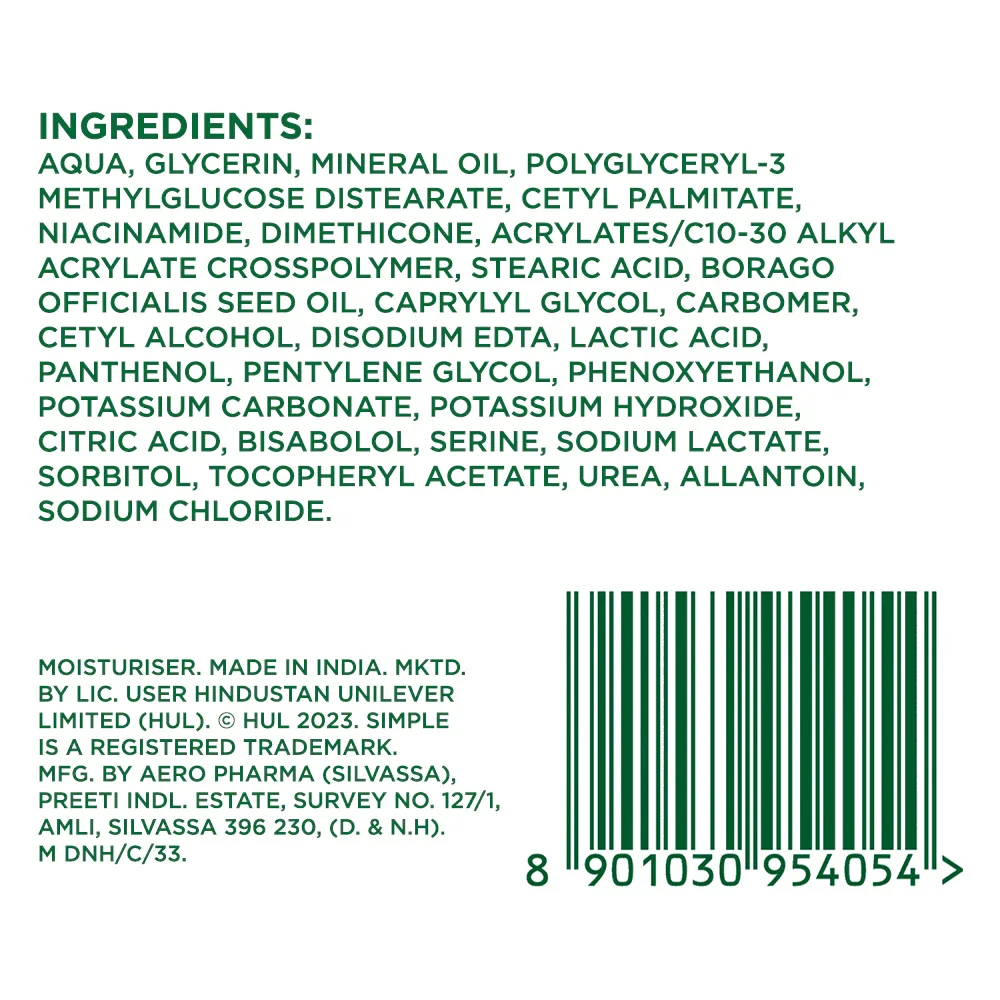 Simple Kind to Skin Hydrating Light Moisturiser (125mL)