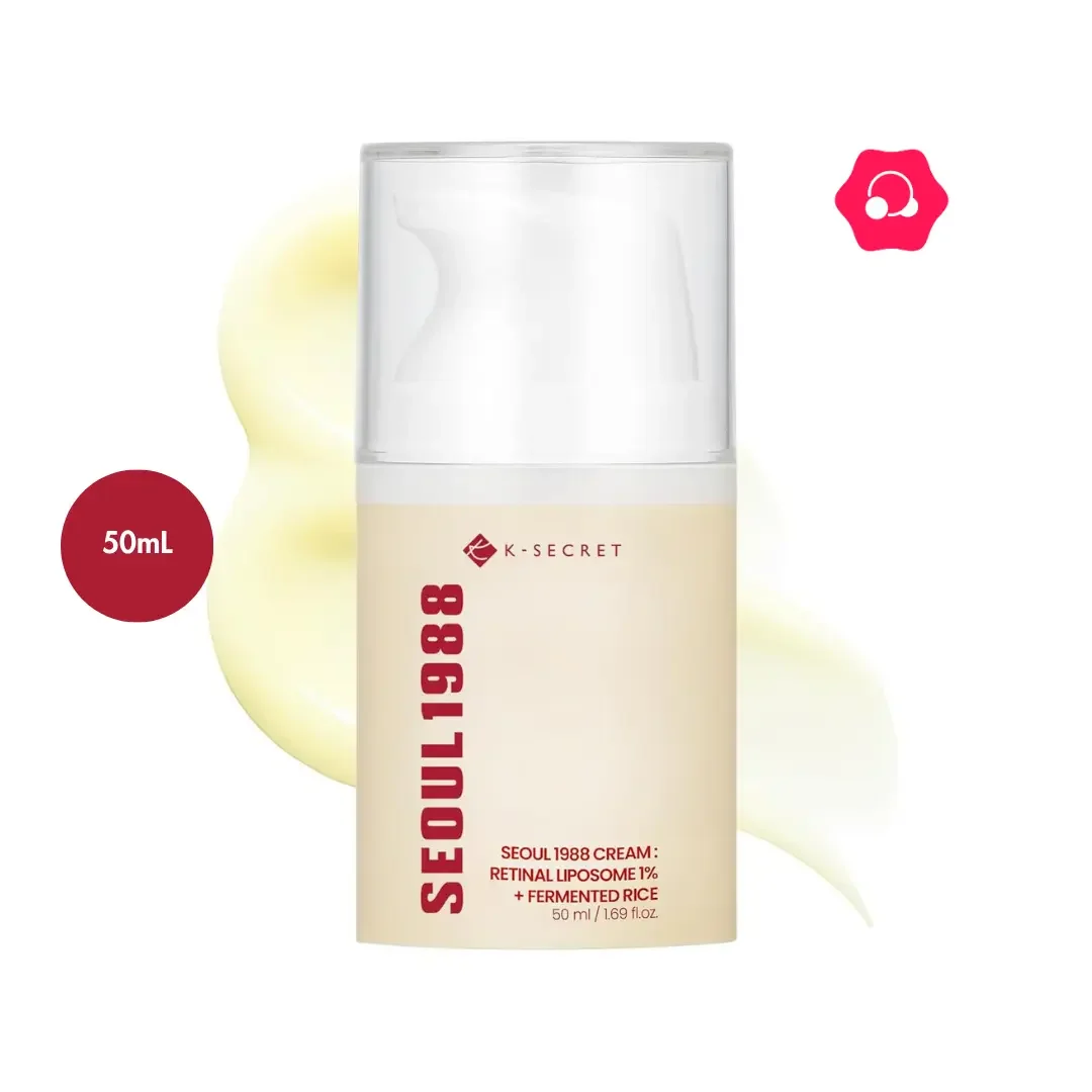 K-SECRET Seoul 1988 Cream : Retinal Liposome 1% + Fermented Rice (50mL)