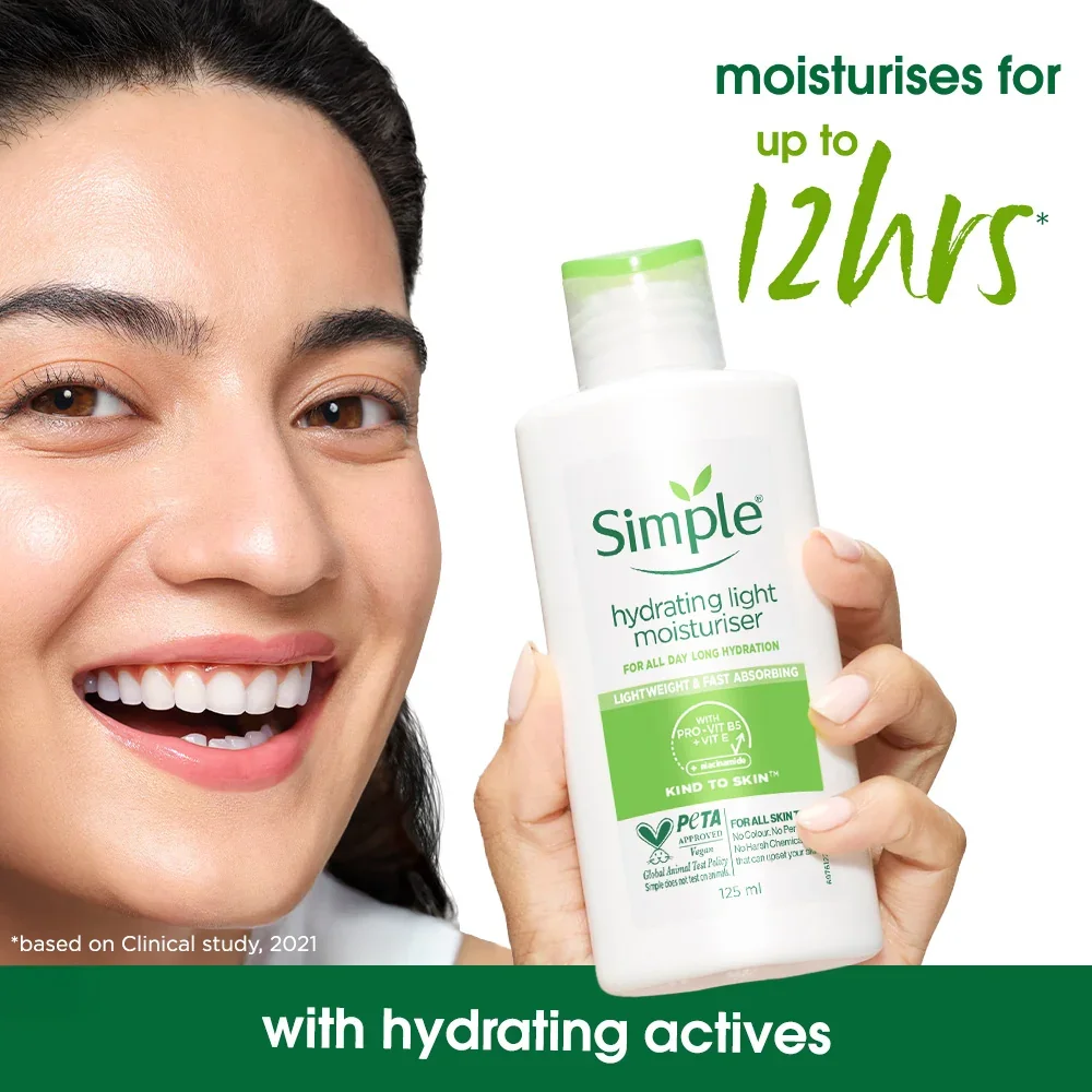 Simple Kind to Skin Hydrating Light Moisturiser (125mL)